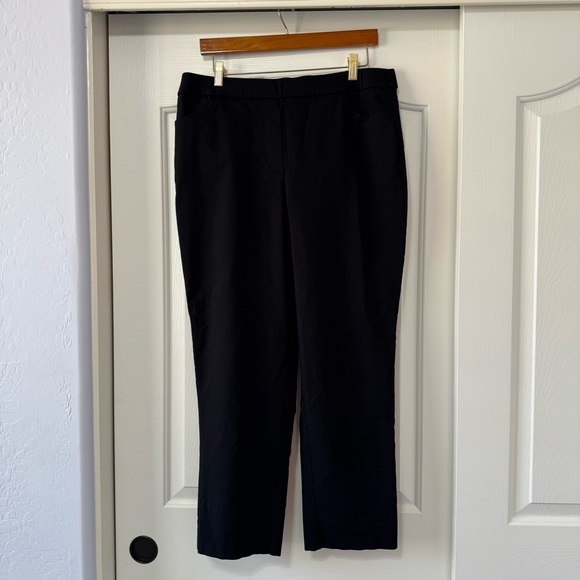 Alfred Dunner Classic Black Petite Size 16 Trousers Work Pants Shopping Pants - Picture 1 of 3